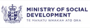 Logo image for the Ministry of Social Development